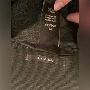 Gray ponte dress pants size 26